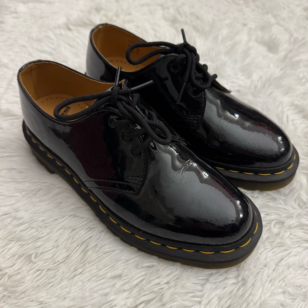 EUC Dr Martens 1461 Patent Leather Oxford Shoes!